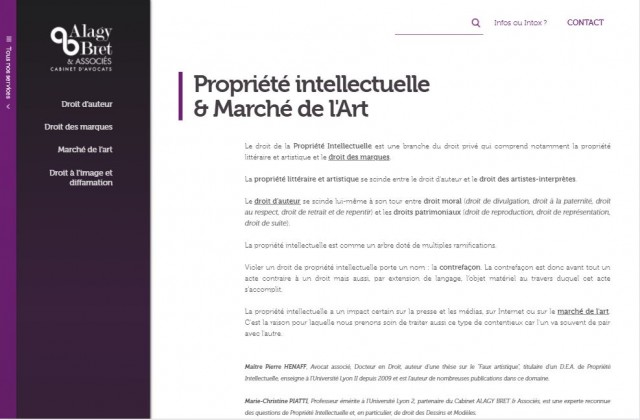 Avocat en droit d'auteur à Lyon - Cabinet Alagy Bret