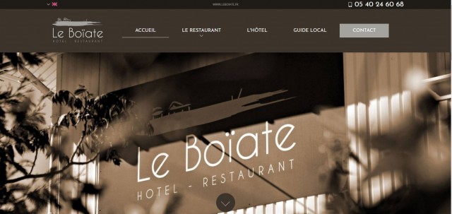 Hôtel et restaurant Bassin d'Arcachon - Le Boïate