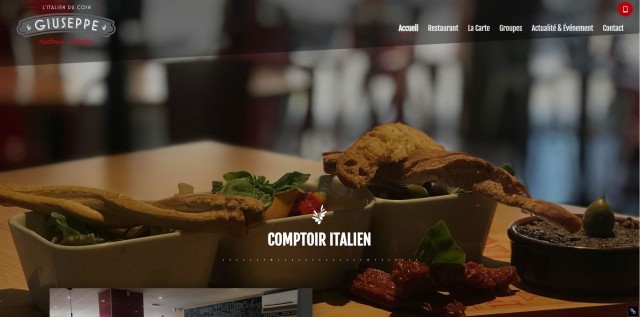 Trouver un resto italien pour une sortie de groupe sur Lyon - Le Comptoir Italien Giuseppe