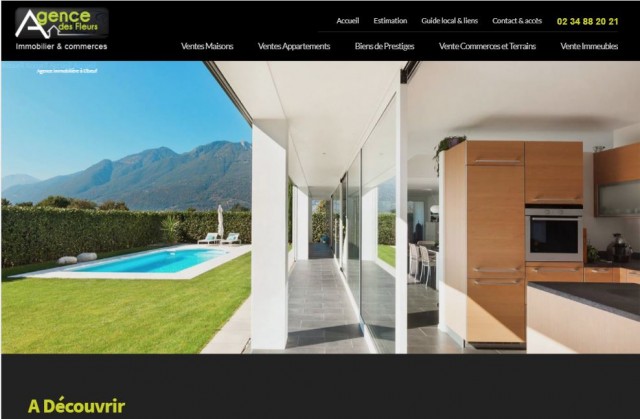 Vente biens immobiliers prestige : Agence Immobilière des Fleurs Elbeuf 76. 