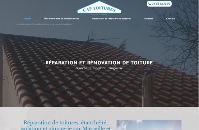 Couvreur zingueur pour votre toiture sur Marseille - Cap Toitures