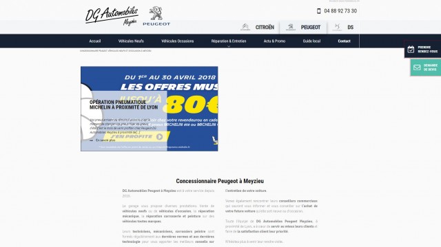Où acheter une voiture neuve Peugeot sur Meyzieu ? - DG Automobiles