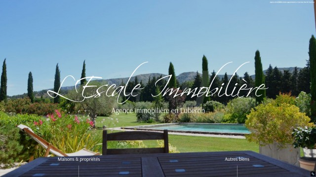 Agence immobilière pour acheter un appartement avec terrasse en Luberon - L'Escale Immobilière