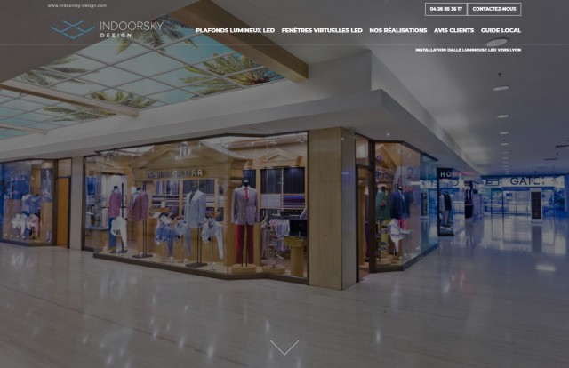 Quelle entreprise pour la pose de faux plafonds lumineux à Lyon ? - Indoorsky Design