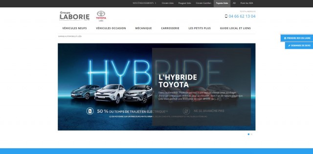 Concessionnaire Toyota à Uzès - Laborie