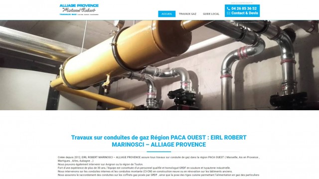 Quel artisan pour la pose d'une conduite de gaz à Marseille ? - Alliage Provence