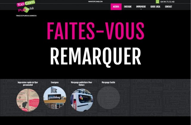 Où acheter une enseigne publicitaire lumineuse dans le Var ? Top Com