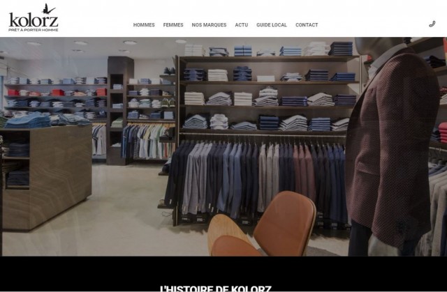 Boutique de vêtements pour hommes sur Craponne - Kolorz
