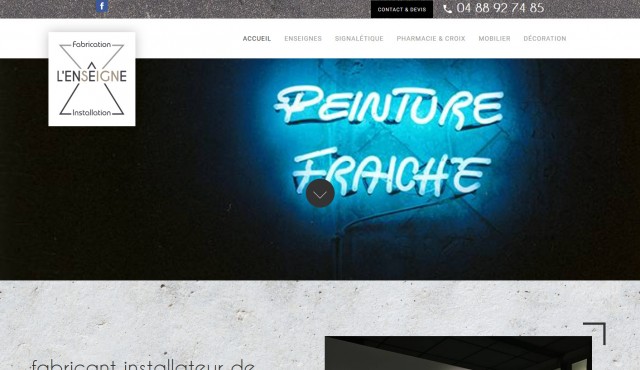 Installateur d'enseigne à Martigues dans les Bouches du Rhône - L'Enseigne