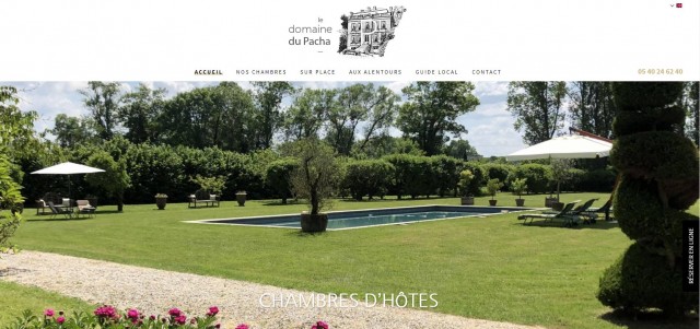 Location de chambres d'hôte grand standing en Gironde - Domaine du PAcha