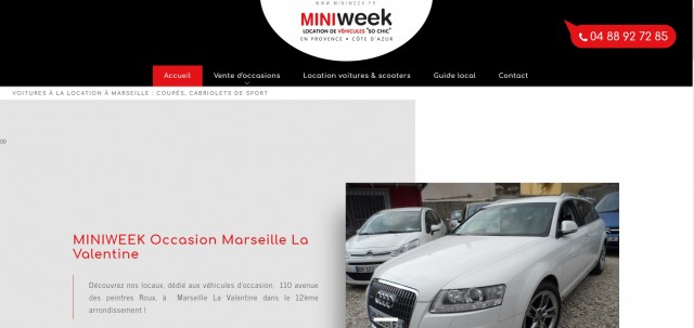 Location de véhicules à Marseille - Miniweek