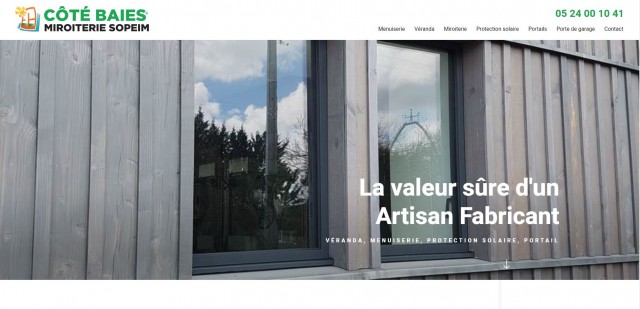 Entreprise de menuiserie alu RGE à Langon - Sopeim