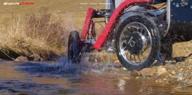 Véhicule proche du quad tout terrain - Swincar