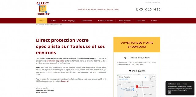 Fabricant de portails sécurisés sur Toulouse - Direct Protection