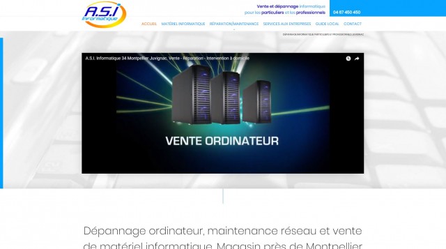 Où trouver un technicien pour la réparation de mon ordinateur sur Montpellier ? - ASI Informatique