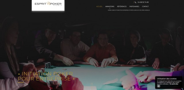 Organisation de soirée à thème sur mesure pour entreprises - Esprit Poker