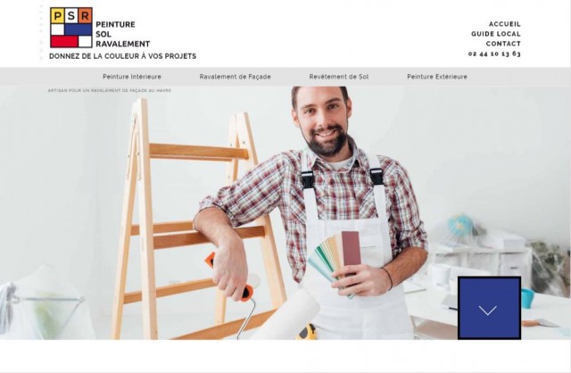 Où trouver un artisan peintre d'intérieur au Havre ? - PSR Peinture Sol Ravalement