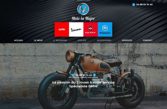 Où acheter un scooter Piaggio à Aubagne ? - Moto la Major