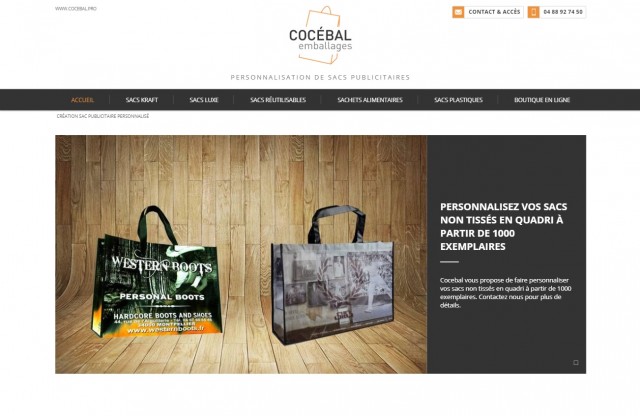 Quelle entreprise pour des impressions publicitaires sur sac à Bordeaux ? - Cocébal