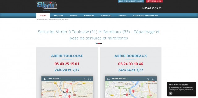 Dépannage serrurerie de nuit sur Toulouse et Bordeaux
