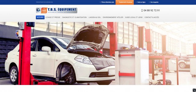 Outillage et matériel de garage automobile : TBS Equipement Vallauris Cannes Antibes