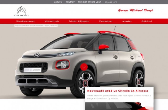Où acheter une voiture d'occasion à Baugé-en-Anjou ? - Garage Michaud Baugé