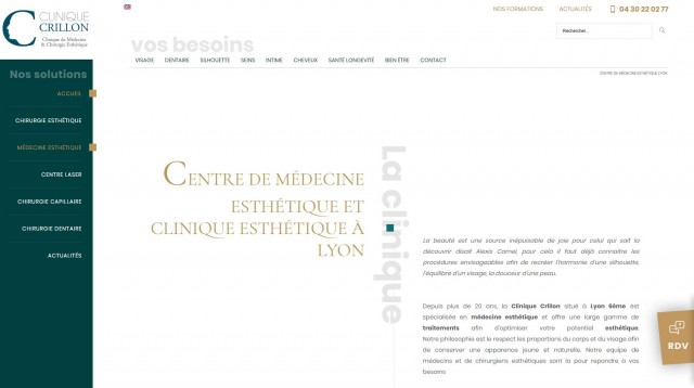 Quelle clinique pour une injection d'acide hyaluronique à Lyon ? - Clinique Crillon