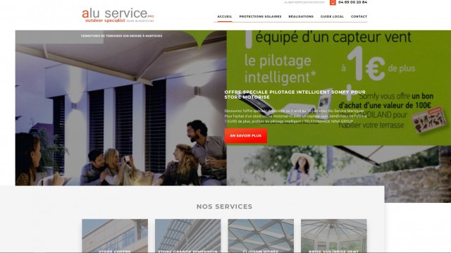 Où trouver un professionnel pour l'installation de ma pergola à Martigues ? - Alu Service