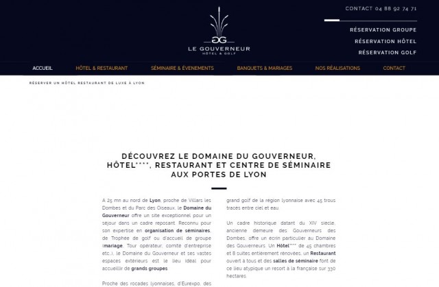 Quel hôtel privatiser pour un séminaire d'entreprise à Lyon ? - Domaine du Gouverneur