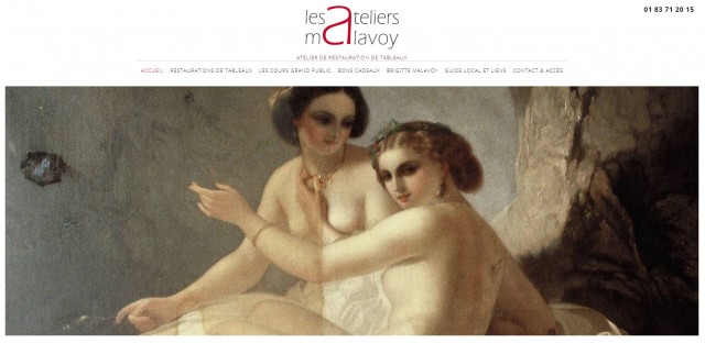 Cours de restauration de tableaux à Paris - L'Atelier Malavoy