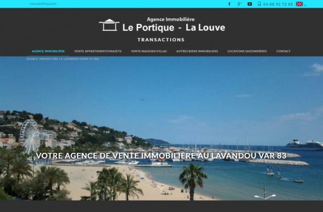 Agence Immobiliere le Lavandou -  Le Portique