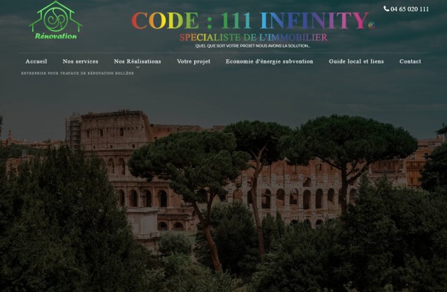 Quelle entreprise pour des travaux de rénovation d'une villa dans le Vaucluse ? Code 111 Infinity