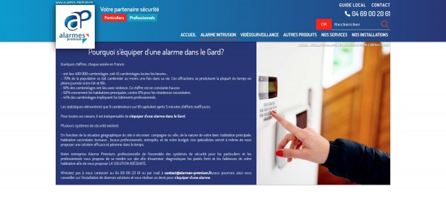 Quelle installateur d'alarmes anti-intrusion choisir sur Nîmes ? - Alarmes Premium