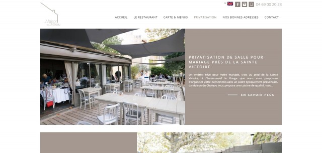 Où trouver une salle de réception à privatiser pour un repas de mariage à Châteauneuf-le-Rouge ?