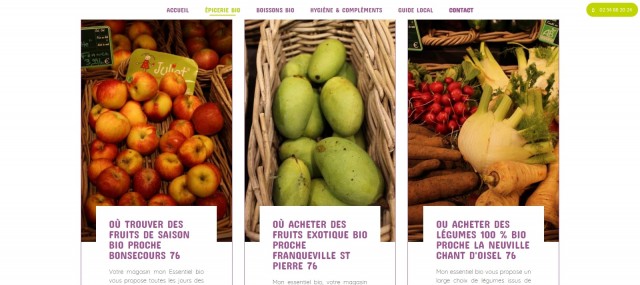 Où trouver une épicerie qui vend des légumes bio à Belbeuf ?