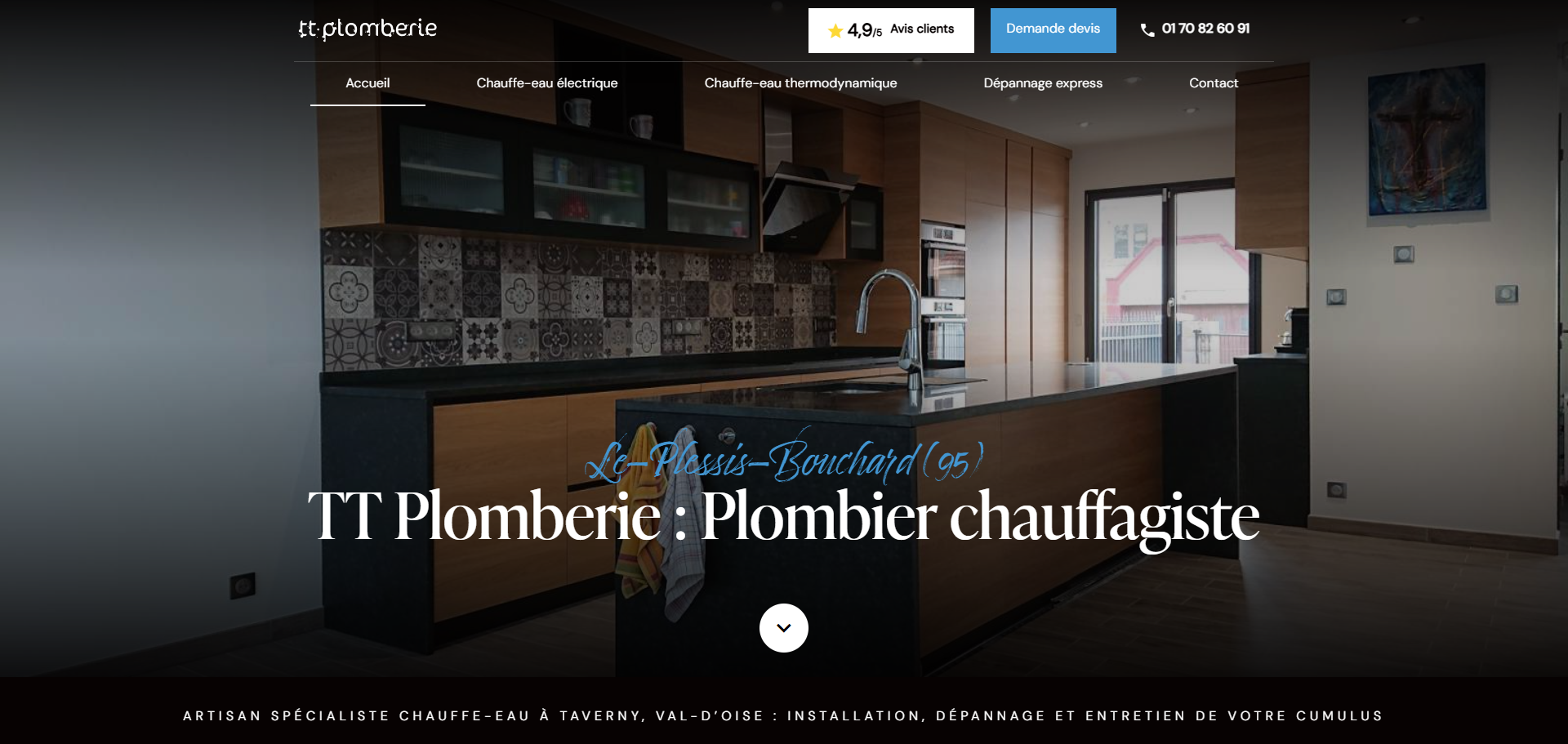 Spécialiste en chauffe-eau à Taverny : confiez l’installation et le dépannage de votre équipement à TT PLOMBERIE