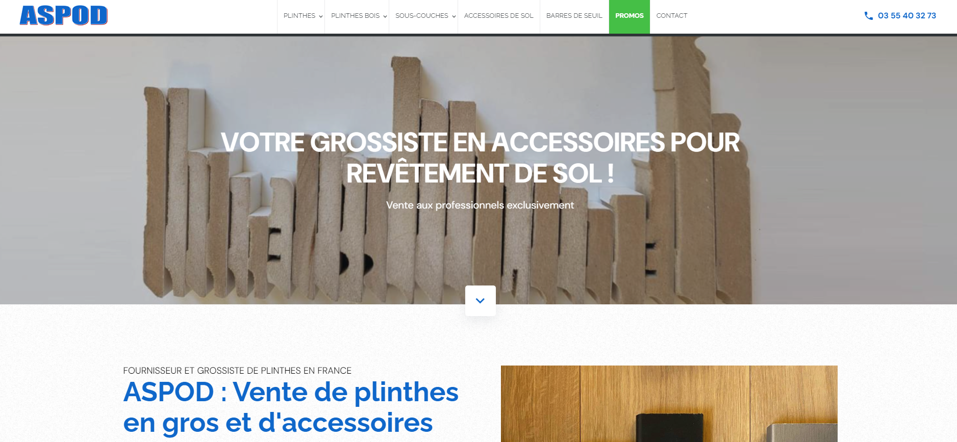 Vente de plinthes
