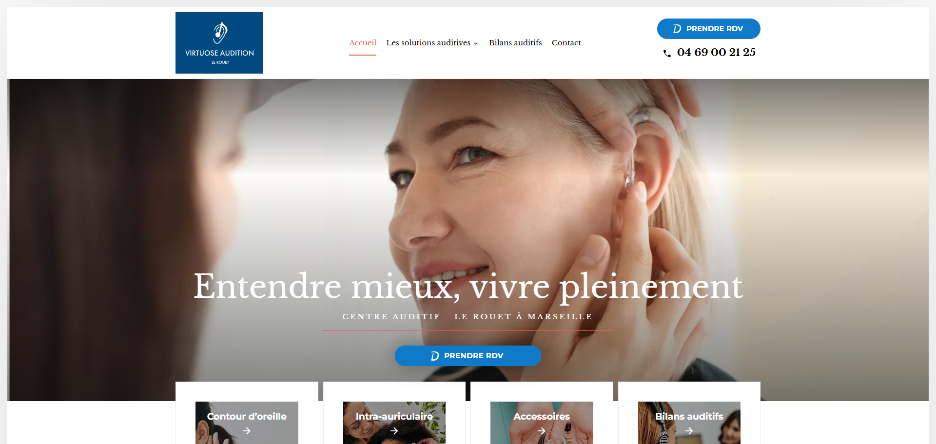 Centre auditif haut de gamme avec bilan gratuit à Marseille - Virtuose Audition