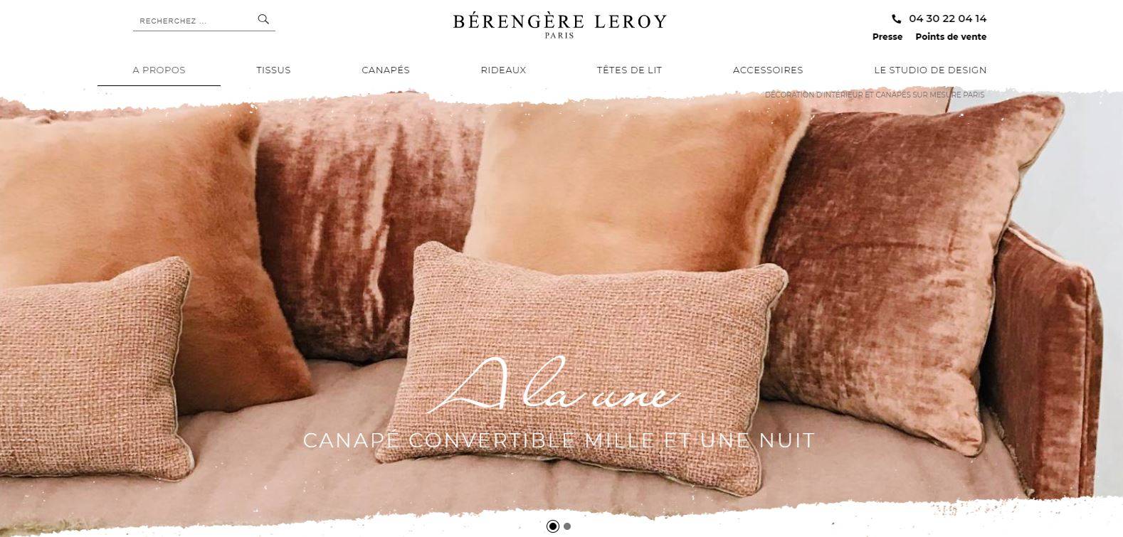 Où commander un canapé en tissu sur-mesure à Paris ? - Bérengère Leroy