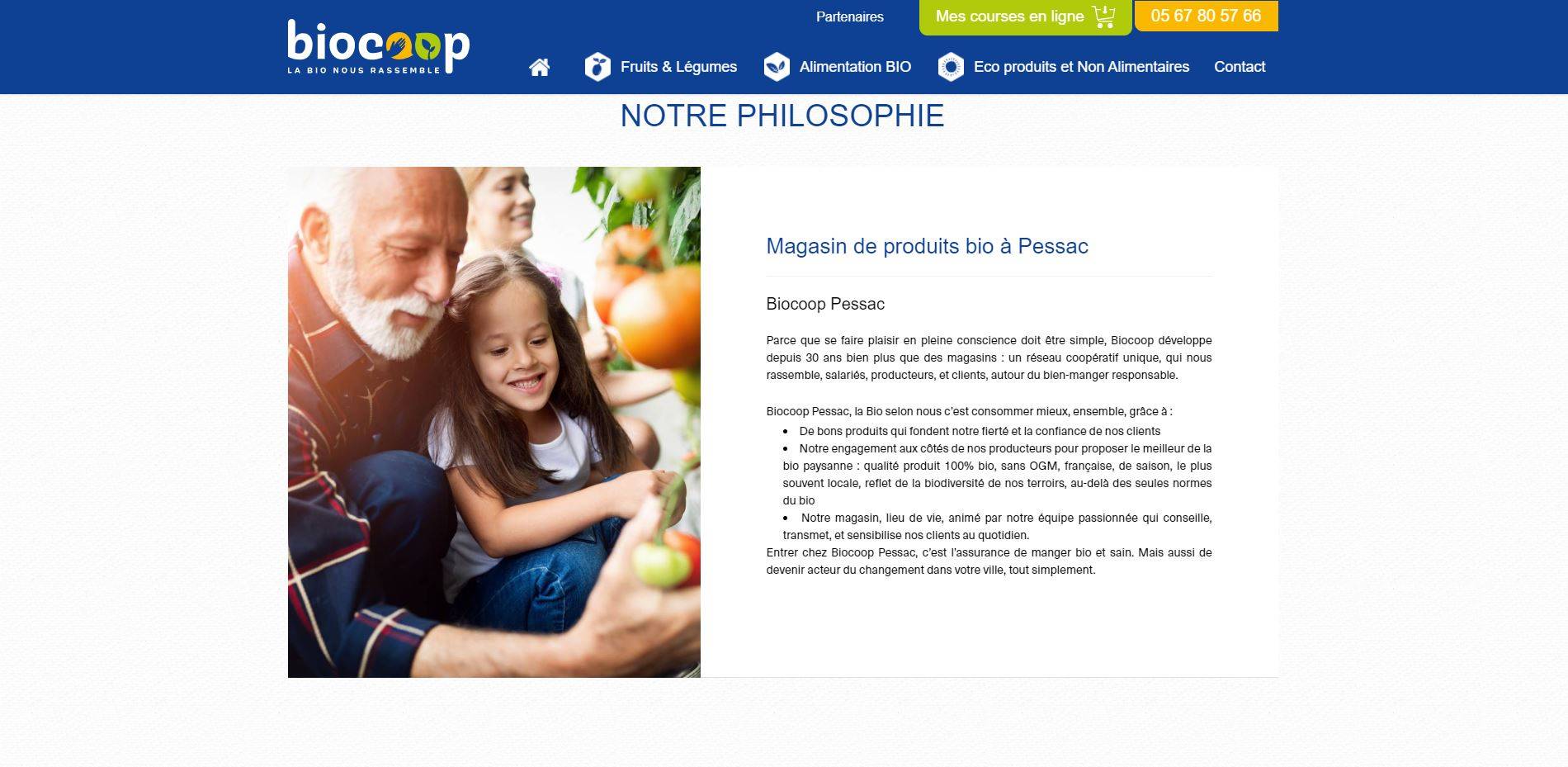 Magasin de produits bio et éco-responsables sur Pessac - Biocoop 
