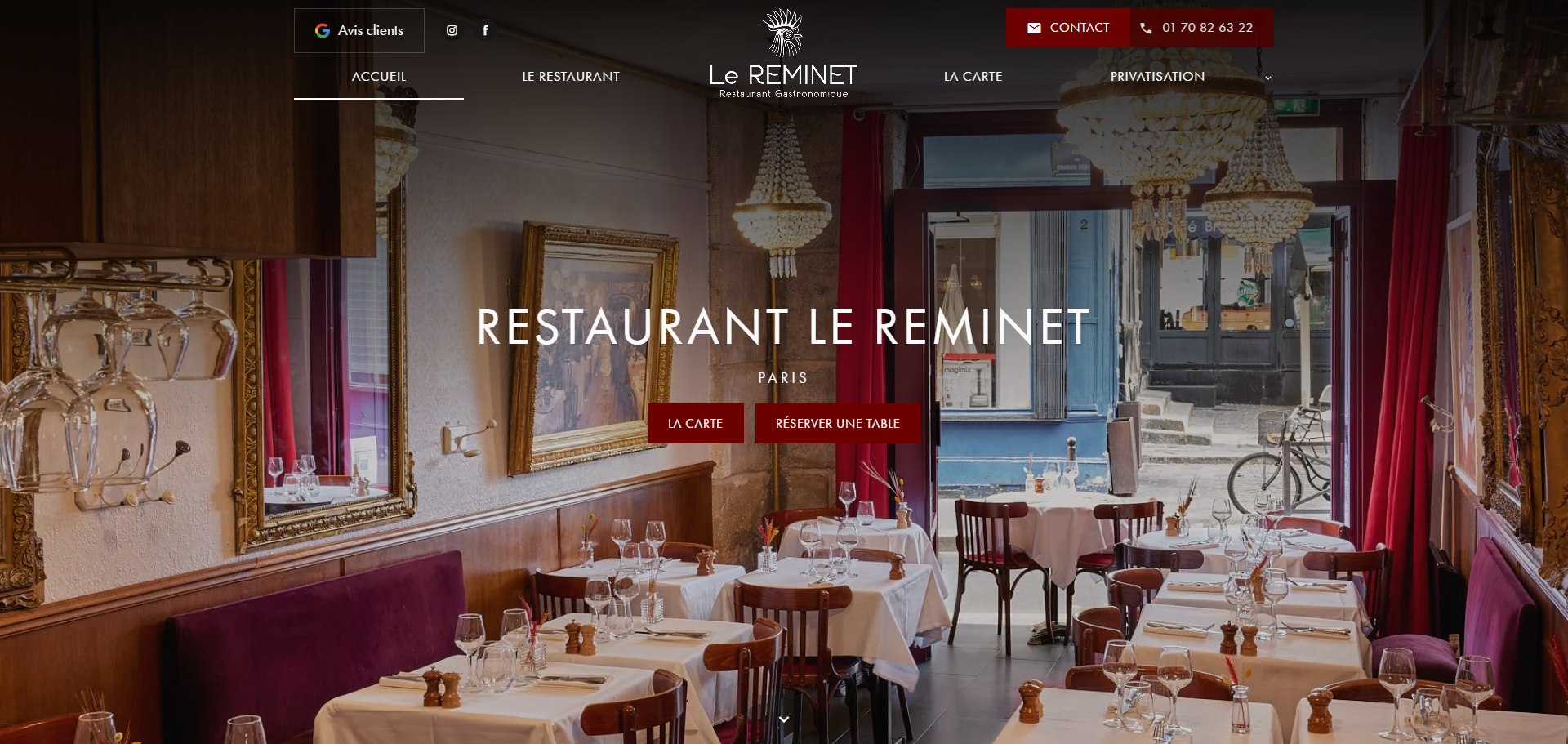 Restaurant privatisable dans un momunent classé près de la cathédrale de Notre-Dame de Paris - Le Reminet 
