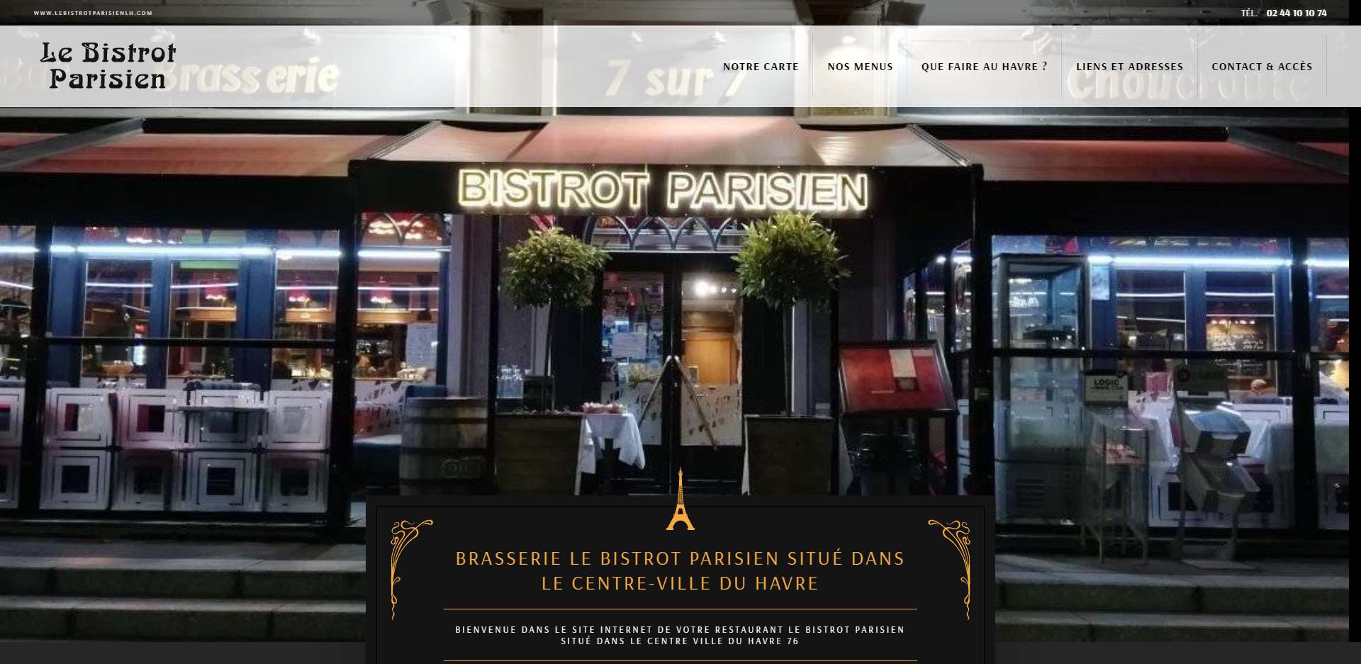 Où manger dans un bistrot style parisien dans le centre du Havre ? - Le Bistrot Parisien 