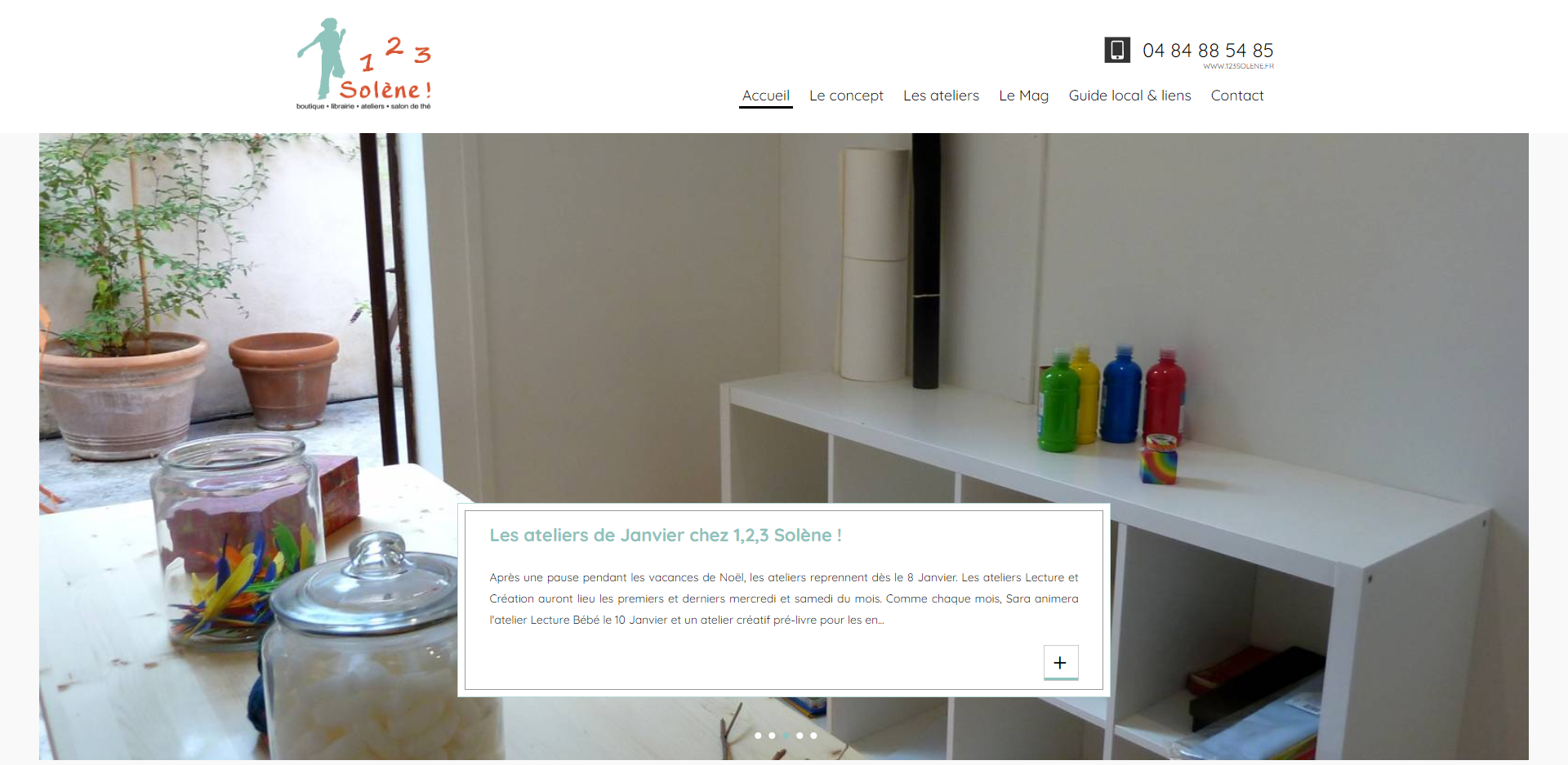 Où trouver une boutique qui propose des ateliers créatifs aux enfants vers Marseille 13001 ? - 1,2,3 Solène