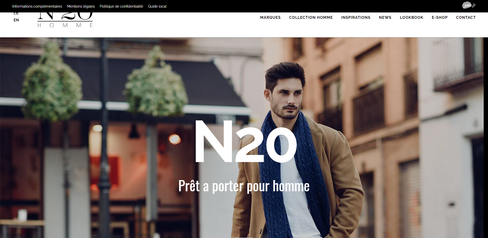 Trouver une boutique de prêt à porter masculin haut de gamme à Lyon 6 - Boutique N20