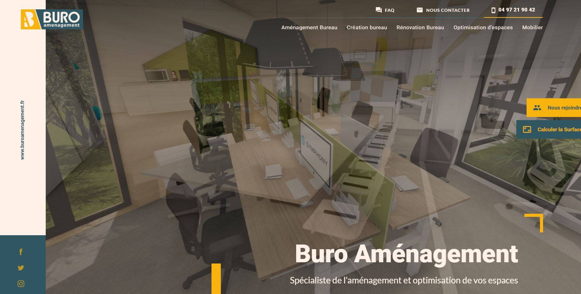Bureau d'étude pour bureaux à Nice 