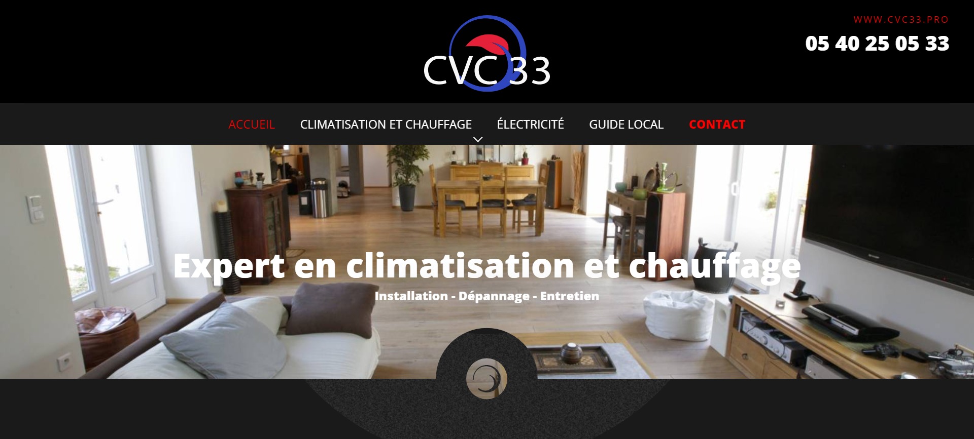 CVC 33, plombier chauffagiste spécialisé dans les climatisation dans le Bassin d'Arcachon