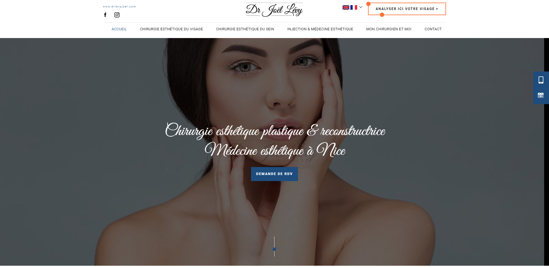 Chirurgien esthétique spécialiste du visage à Nice- Dr Joel Lévy