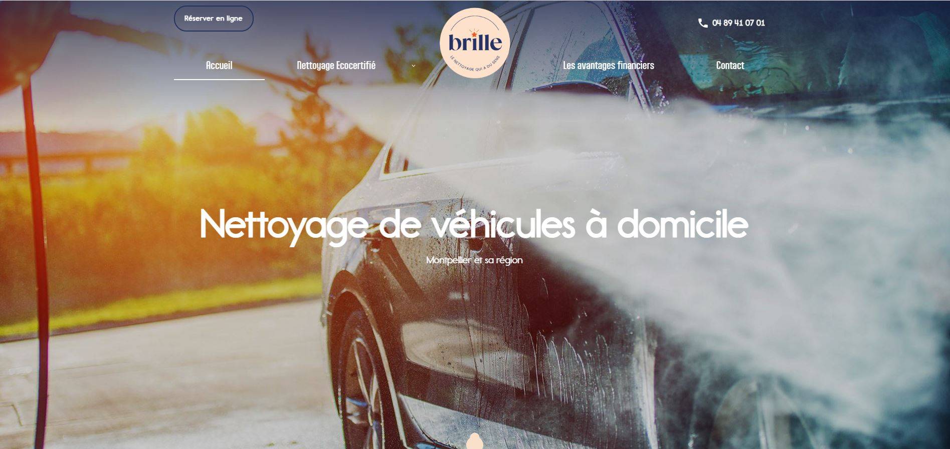 Entreprise de lavage auto à domicile 100% écologique à Montpellier - BRILLE LAVAGE AUTO