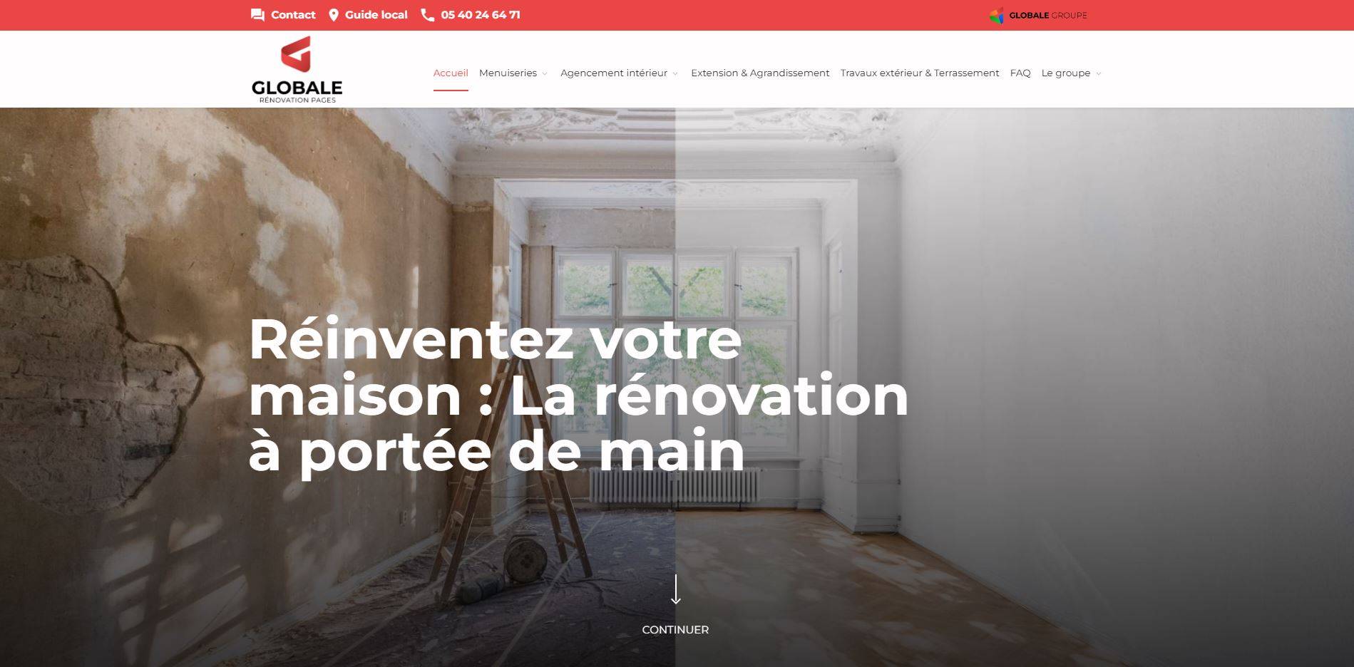 Spécialiste des travaux de menuiseries à Bordeaux Gironde - Globale Rénovation Pagès