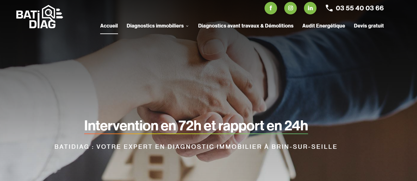 Batidiag entreprise spécialisée en diagnostic immobilier